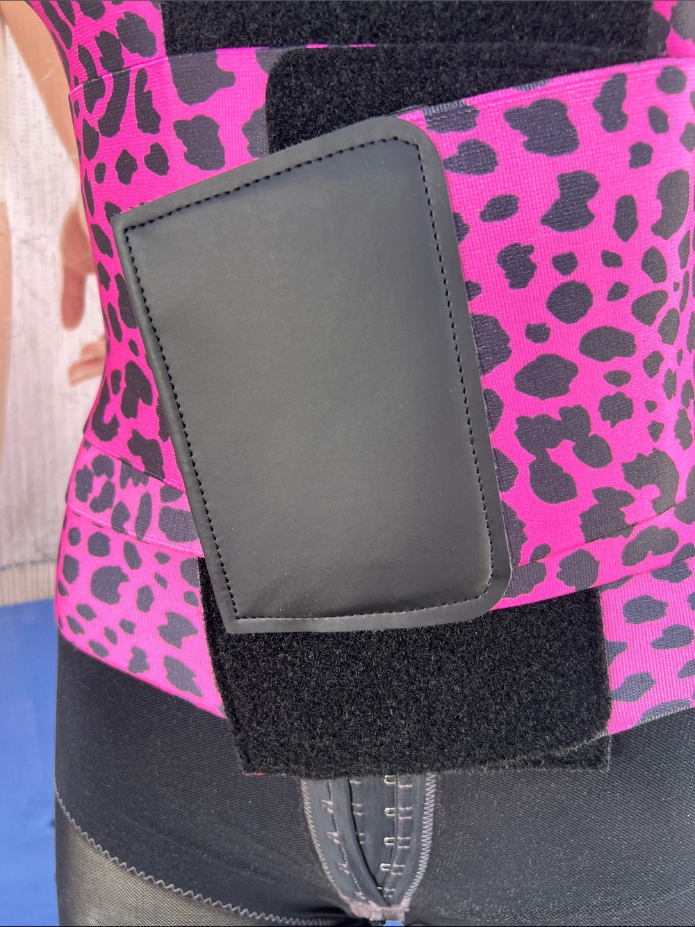Women’s Pink Leopard Waist Trainer Shapewear